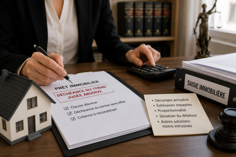 Mesures d'Exécution Forcée et Saisies d'Huissier 3 decheance du terme