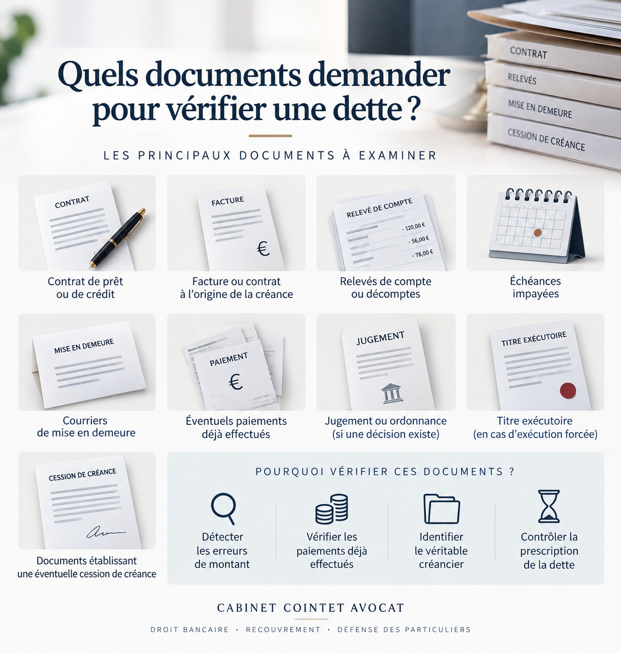 Société de recouvrement : doit-elle prouver la dette qu'elle réclame ? 1 Mesures d'Exécution Forcées et Saisies d'Huissier documents justificatifs