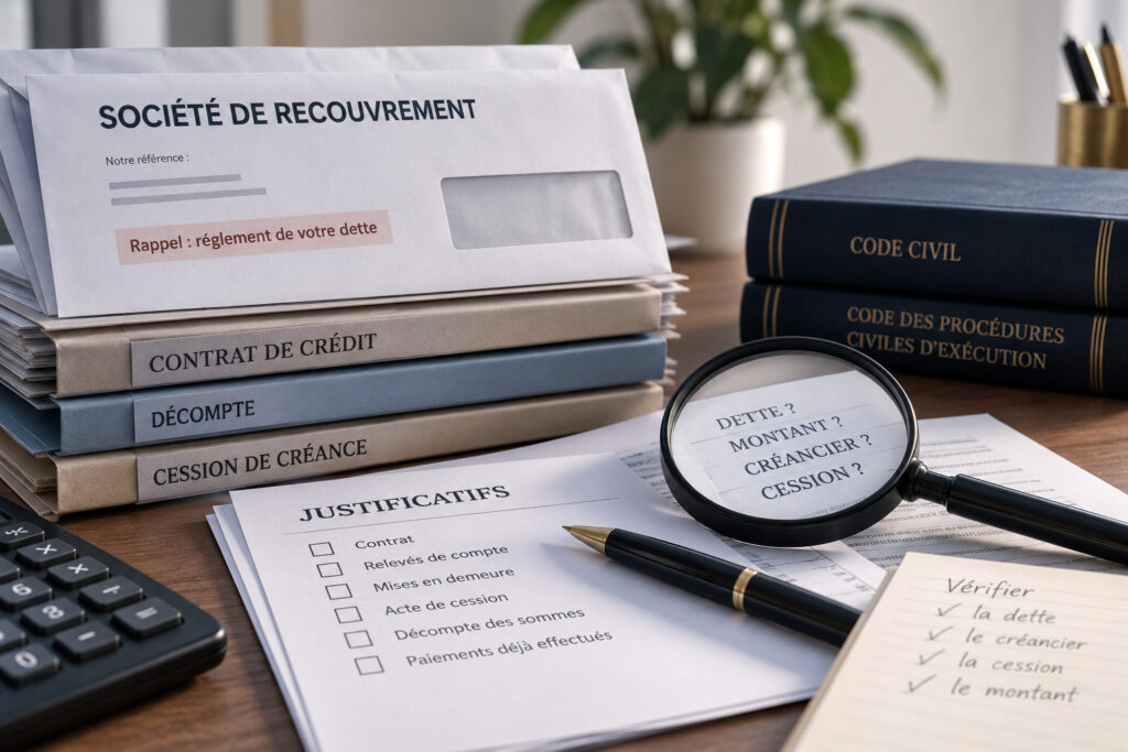 recouvrement preuve