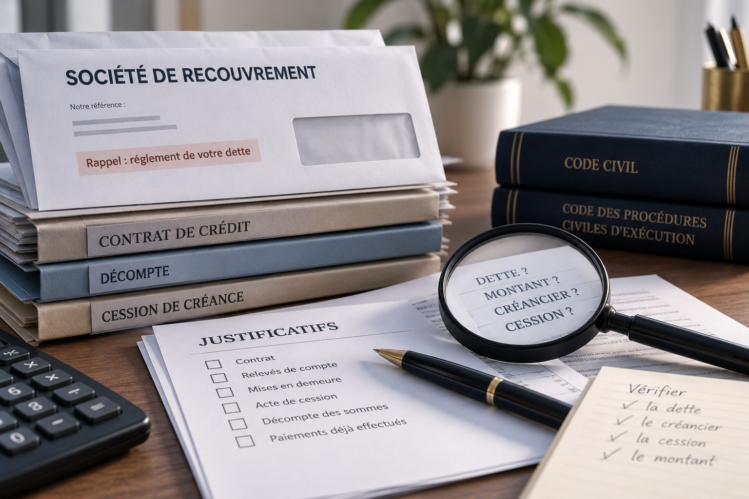 recouvrement preuve
